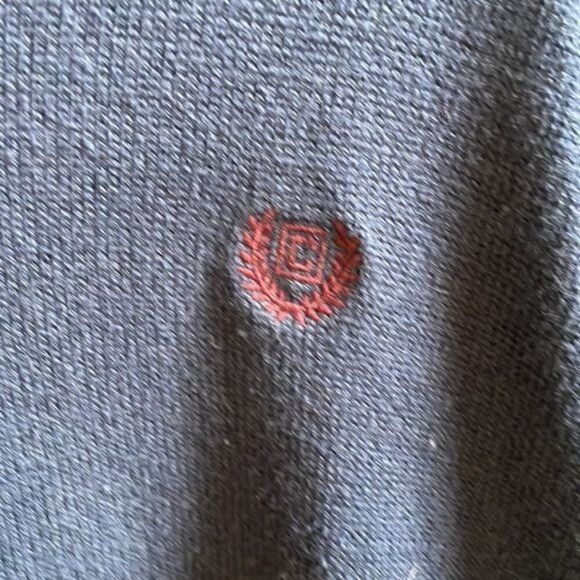 Chaps Men’s “Newport Navy” Knit Sweater with Logo & 1/4 Zipper (Size: Medium) - Picture 5 of 8
